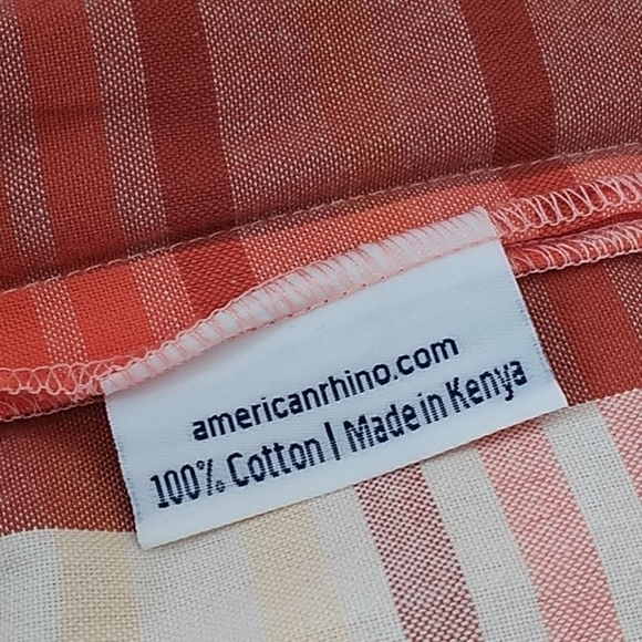 Kenyan Cotton Summer Wrap Dress - Picture 8 of 11